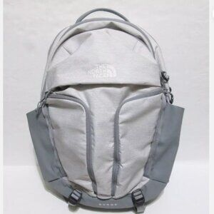 The North Face Surge Women's Laptop Backpack (Metallic White / Gray)